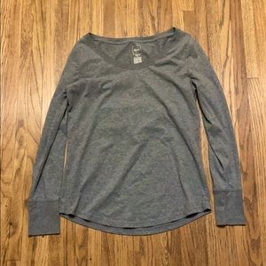 Mossimo Supply CO. Gray casual long sleeve T-shirt